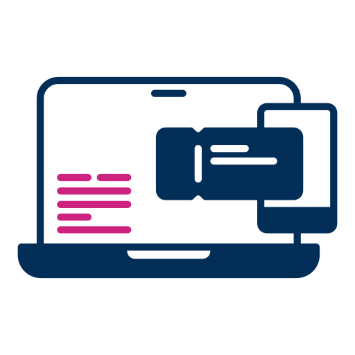 Online booking free icon