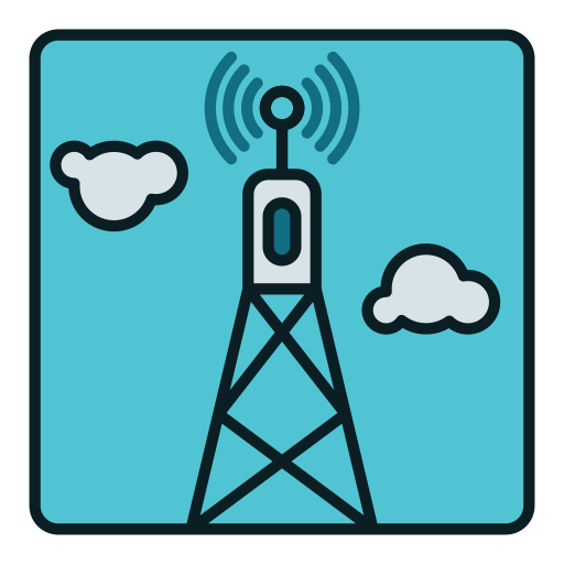 torre de radio icono gratis