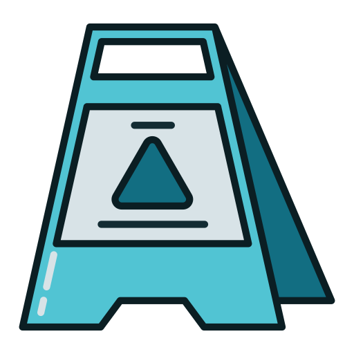 Wet floor free icon