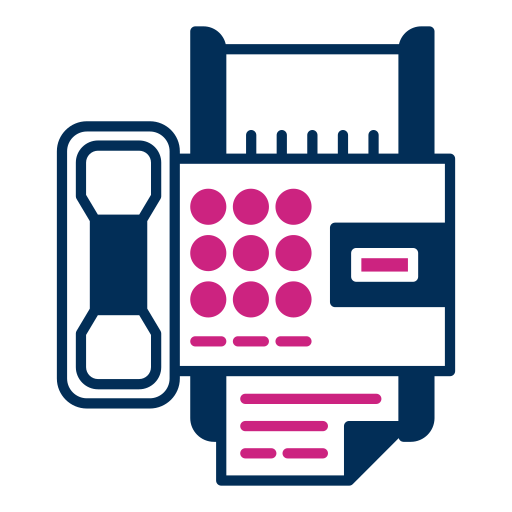 máquina de fax icono gratis