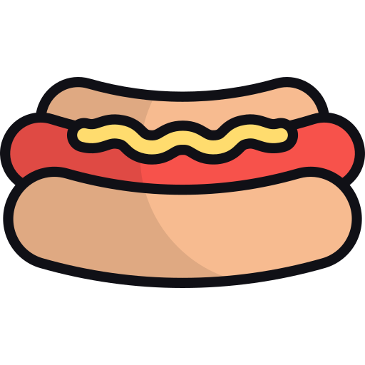 hot dog icono gratis