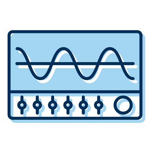 les ondes radio Icône gratuit