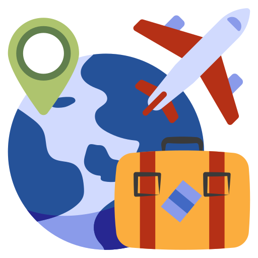 tour du monde Icône gratuit