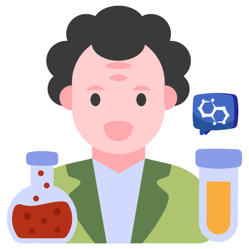 cientista grátis ícone