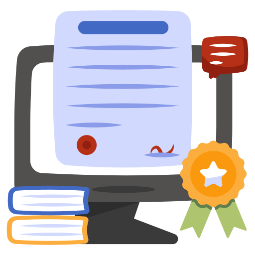 certificado on-line grátis ícone certificado on-line grátis ícone