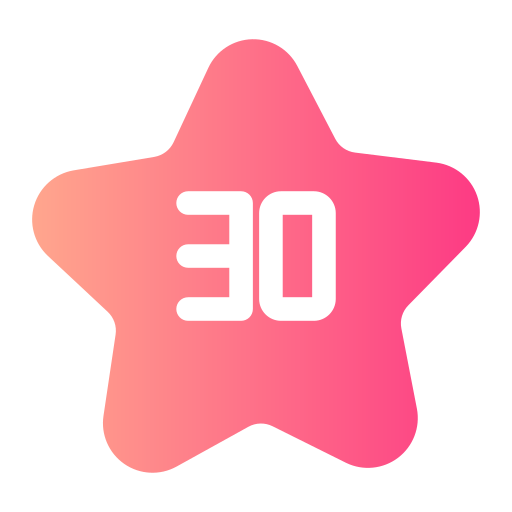 treinta icono gratis