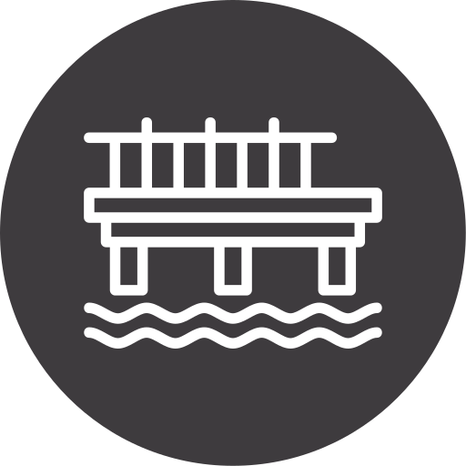 Pier free icon
