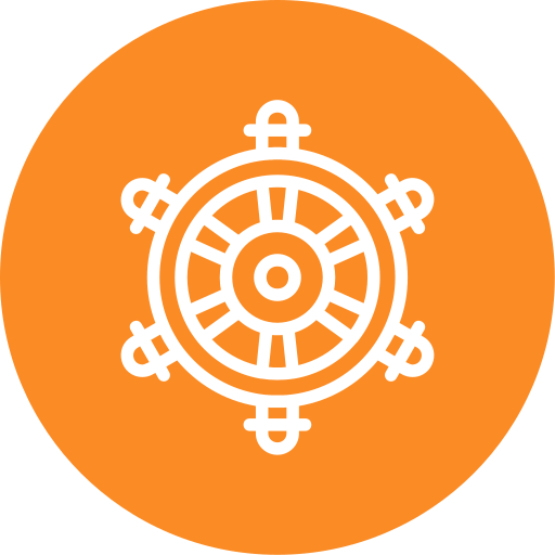 Steering wheel free icon