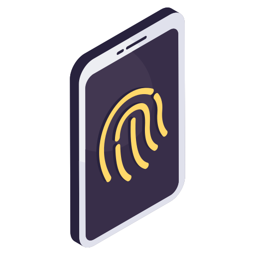 huella dactilar icono gratis