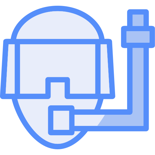 Diving mask free icon