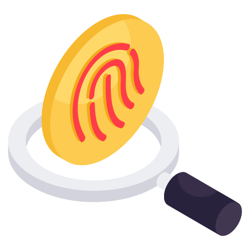 huella dactilar icono gratis