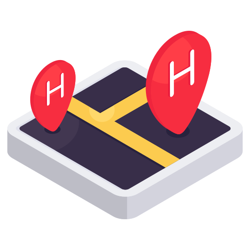 Hotel location free icon Hotel location free icon