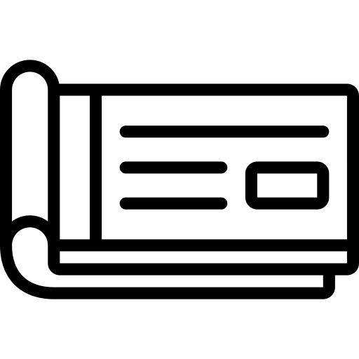 scheckheft kostenlos Icon