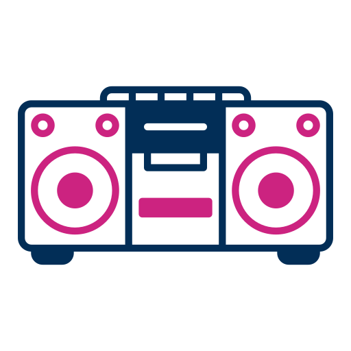 Audio box - Free music icons