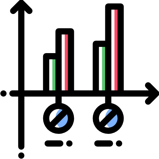 gráfico de barras grátis ícone gráfico de barras grátis ícone