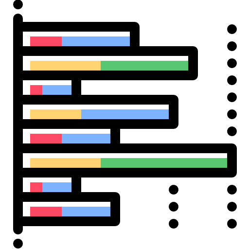 Bar chart free icon
