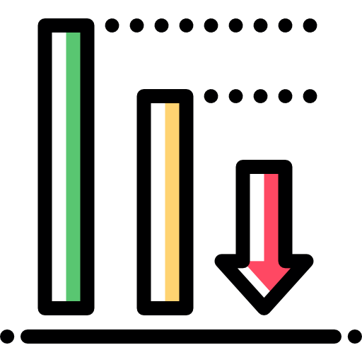gráfico de barras grátis ícone gráfico de barras grátis ícone