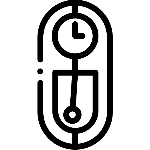 reloj de pared icono gratis