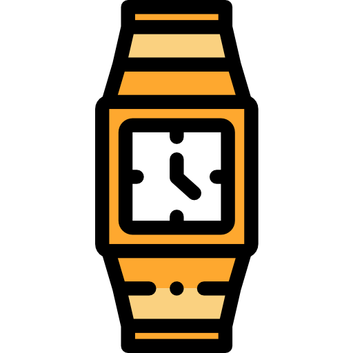 reloj de pulsera icono gratis