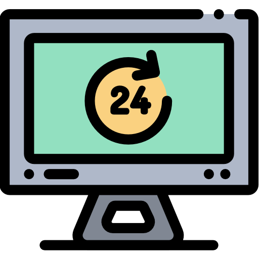24 horas icono gratis