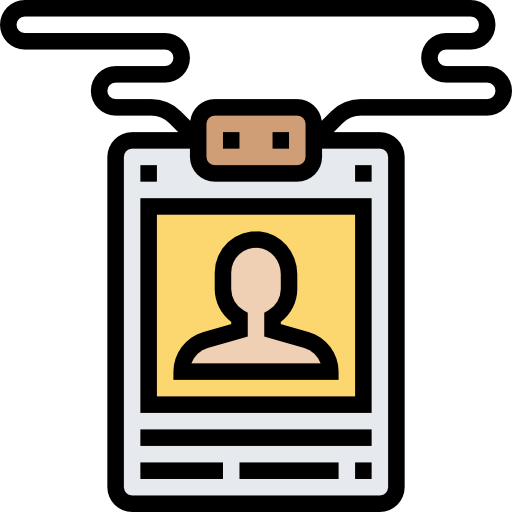 tarjeta de identificación icono gratis