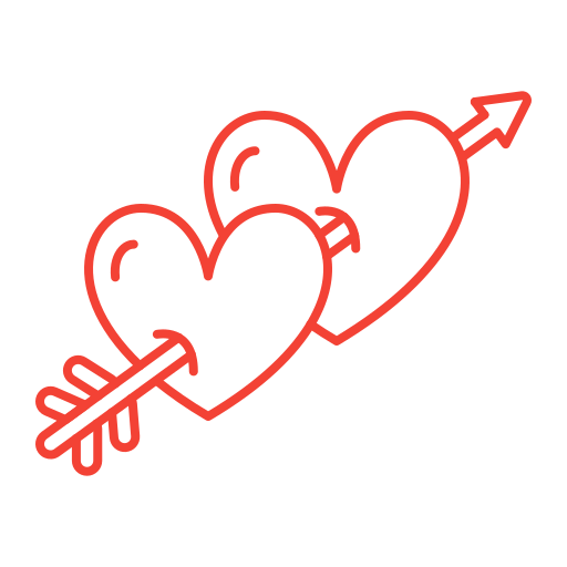 corazones icono gratis