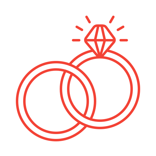 anillos icono gratis