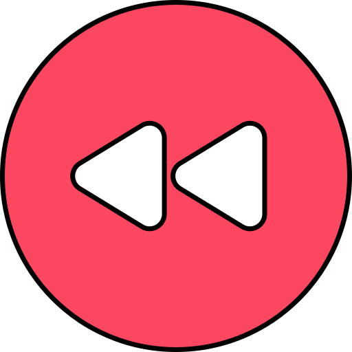 hacia atrás icono gratis