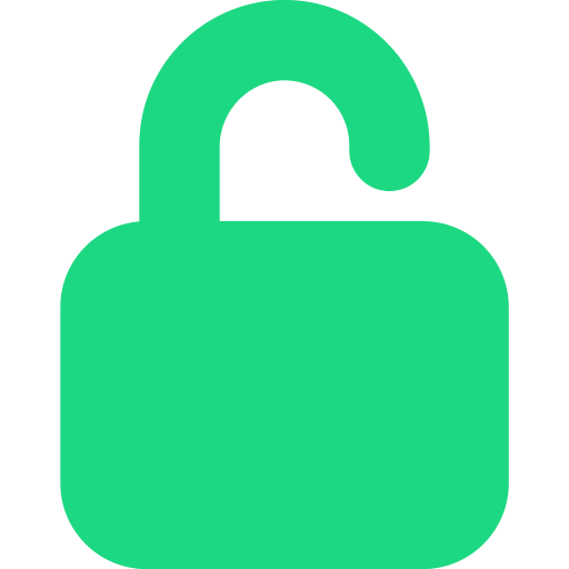 Unlock free icon