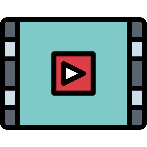 reproductor de video icono gratis