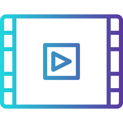 reproductor de video icono gratis