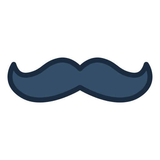 bigote icono gratis