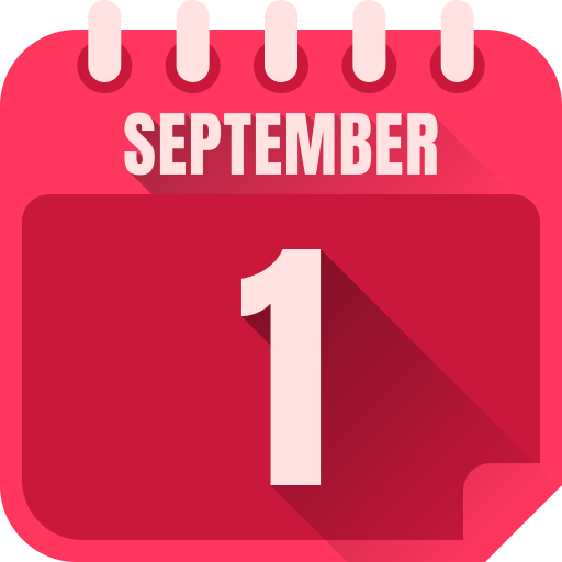 septiembre icono gratis