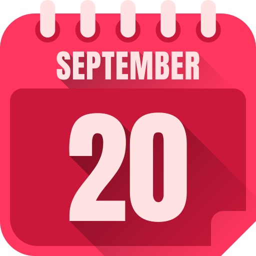 septiembre icono gratis