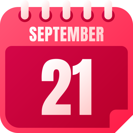 21 de septiembre icono gratis