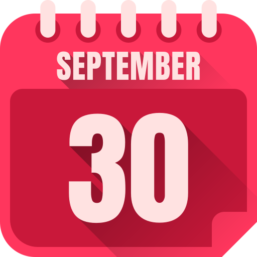 septiembre icono gratis