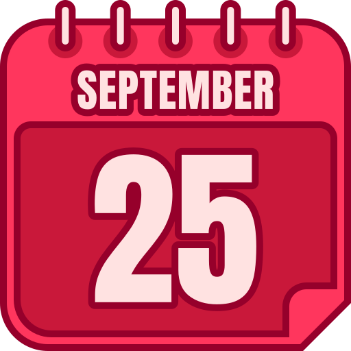 septiembre icono gratis