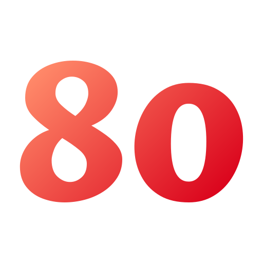 80 kostenlos Icon 80 kostenlos Icon