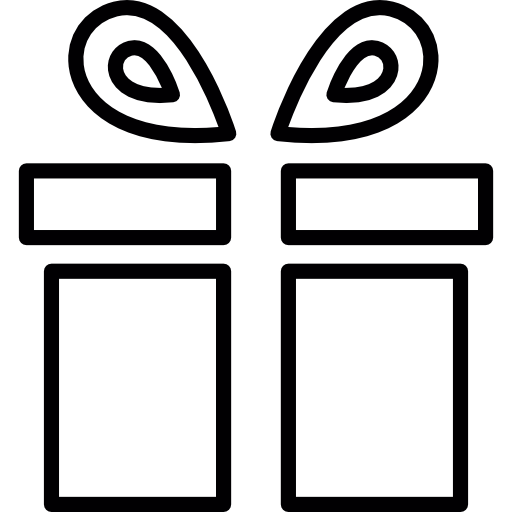 caja de regalo icono gratis