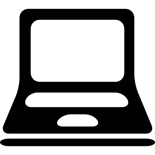 Opened laptop icon