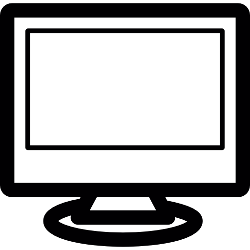 monitor de tv icono gratis