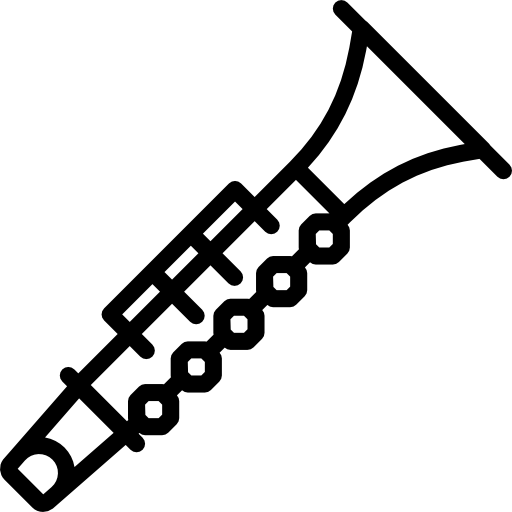 clarinete icono gratis