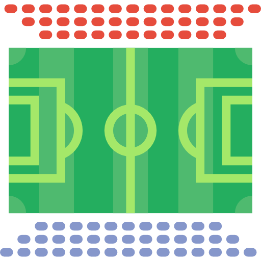 campo de fútbol icono gratis