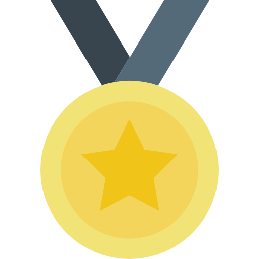 Medal Basic Miscellany Flat icon