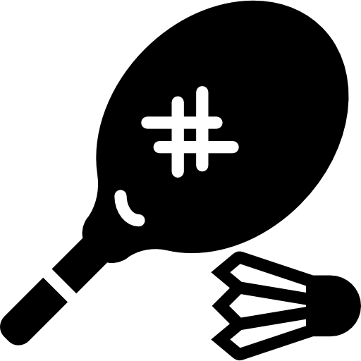 Badminton Basic Miscellany Fill Icon