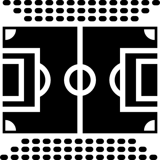 campo de fútbol icono gratis