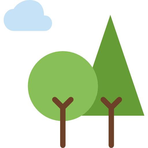 Forest Basic Miscellany Flat icon