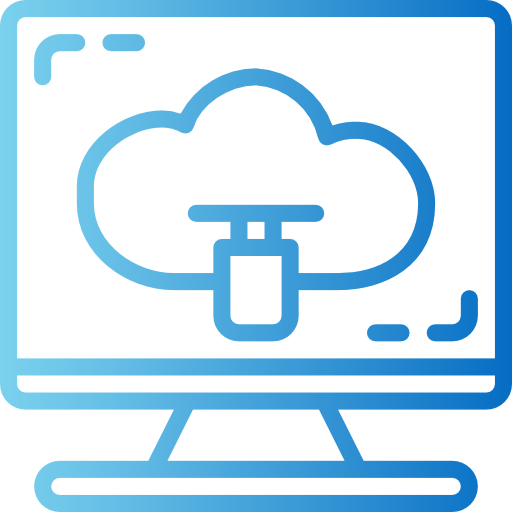 computación en la nube icono gratis