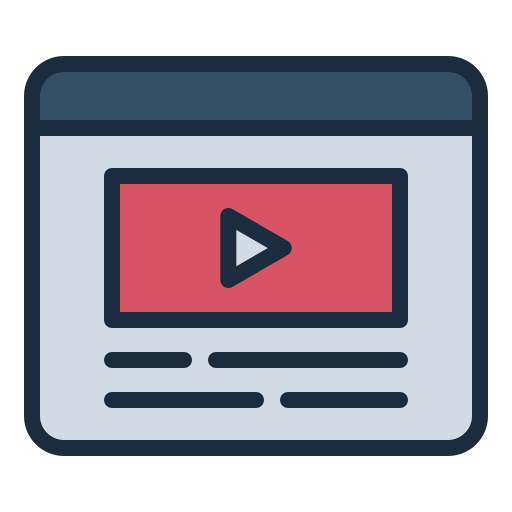 vídeo grátis ícone