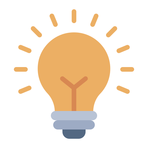 lâmpada grátis ícone